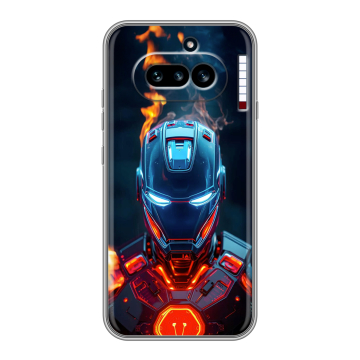 Силиконовый чехол на Nothing Phone (4a) с принтом IronMan Железный человек Силиконовый чехол на Nothing Phone (4a) с принтом IronMan Железный человек