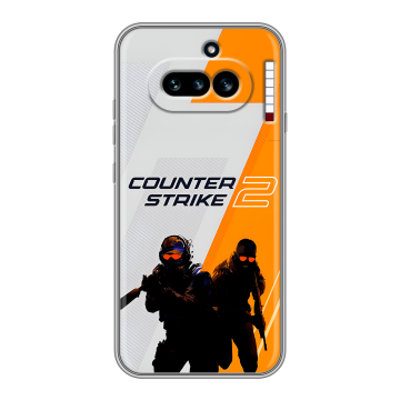 Силиконовый чехол на Nothing Phone (4a) с принтом Counter Strike