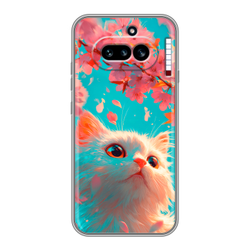 Силиконовый чехол на Nothing Phone (4a) с принтом Красивый кот Силиконовый чехол на Nothing Phone (4a) с принтом Красивый кот