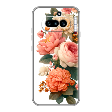 Силиконовый чехол на Nothing Phone (4a) с принтом цветы Силиконовый чехол на Nothing Phone (4a) с принтом цветы
