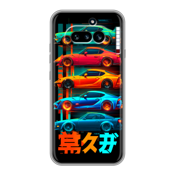 Силиконовый чехол на Nothing Phone (4a) с принтом машины тачки Силиконовый чехол на Nothing Phone (4a) с принтом машины тачки
