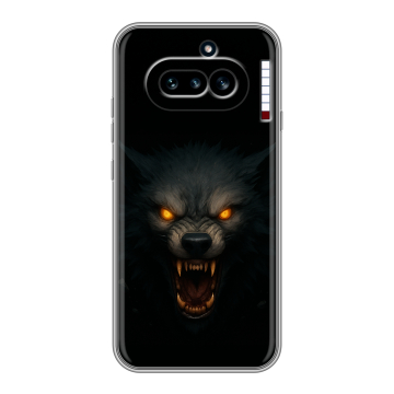 Силиконовый чехол на Nothing Phone (4a) с принтом Волк Силиконовый чехол на Nothing Phone (4a) с принтом Волк