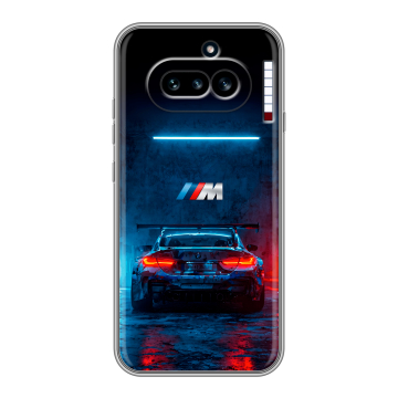 Силиконовый чехол на Nothing Phone (4a) с принтом BMW БМВ