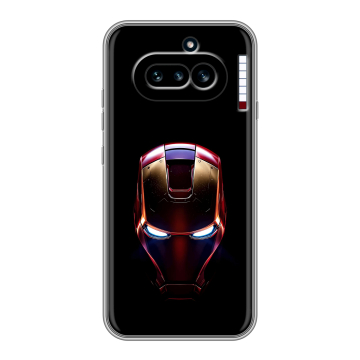 Силиконовый чехол на Nothing Phone (4a) с принтом IronMan Железный человек