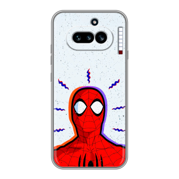 Силиконовый чехол на Nothing Phone (4a) с принтом Spiderman Человек паук Силиконовый чехол на Nothing Phone (4a) с принтом Spiderman Человек паук