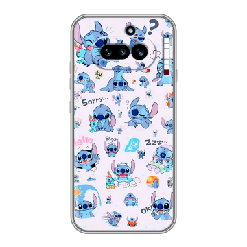 Силиконовый чехол на Nothing Phone (4a) с принтом Лило и Стич Силиконовый чехол на Nothing Phone (4a) с принтом Лило и Стич