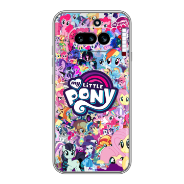 Силиконовый чехол на Nothing Phone (4a) с принтом My little pony Дружба чудо