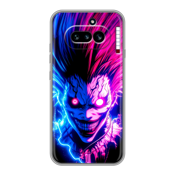Силиконовый чехол на Nothing Phone (4a) с принтом Death note Тетрадь смерти Силиконовый чехол на Nothing Phone (4a) с принтом Death note Тетрадь смерти
