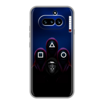 Силиконовый чехол на Nothing Phone (4a) с принтом Игра Кальмара Силиконовый чехол на Nothing Phone (4a) с принтом Игра Кальмара