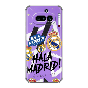 Силиконовый чехол на Nothing Phone (4a) с принтом Real Madrid Реал Мадрид