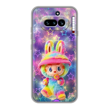Силиконовый чехол на Nothing Phone (4a) с принтом Labubu Лабубу