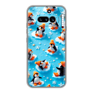 Силиконовый чехол на Nothing Phone (4a) с принтом Новый год Силиконовый чехол на Nothing Phone (4a) с принтом Новый год