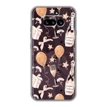 Силиконовый чехол на Nothing Phone (4a) с принтом Новый год Силиконовый чехол на Nothing Phone (4a) с принтом Новый год