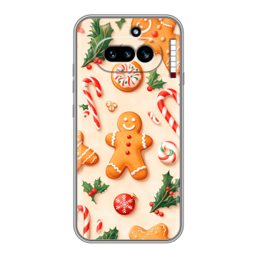 Силиконовый чехол на Nothing Phone (4a) с принтом Новый год Силиконовый чехол на Nothing Phone (4a) с принтом Новый год