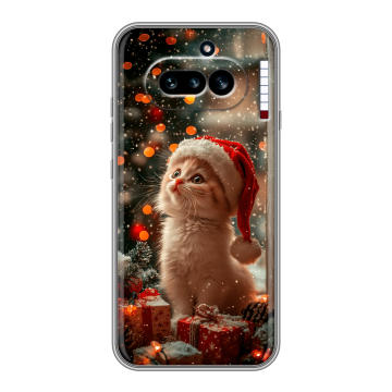 Силиконовый чехол на Nothing Phone (4a) с принтом Новый год Силиконовый чехол на Nothing Phone (4a) с принтом Новый год