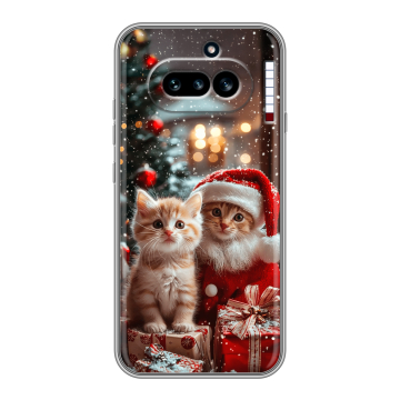 Силиконовый чехол на Nothing Phone (4a) с принтом Новый год Силиконовый чехол на Nothing Phone (4a) с принтом Новый год