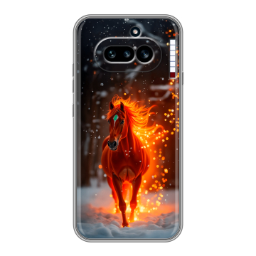 Силиконовый чехол на Nothing Phone (4a) с принтом Новый год Силиконовый чехол на Nothing Phone (4a) с принтом Новый год