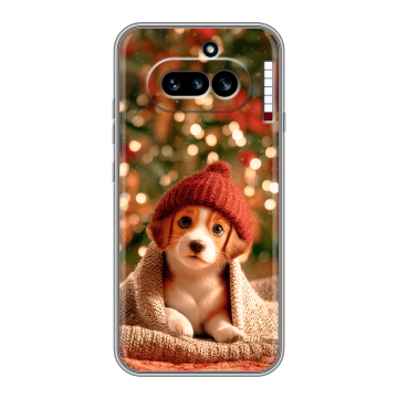 Силиконовый чехол на Nothing Phone (4a) с принтом Новый год Силиконовый чехол на Nothing Phone (4a) с принтом Новый год