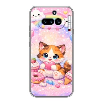 Силиконовый чехол на Nothing Phone (4a) с принтом для девочек