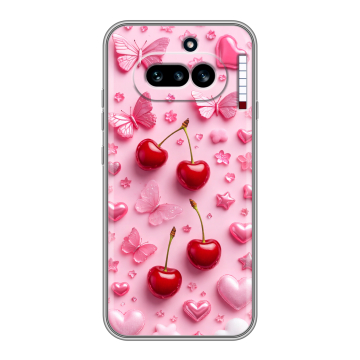 Силиконовый чехол на Nothing Phone (4a) с принтом для девочек