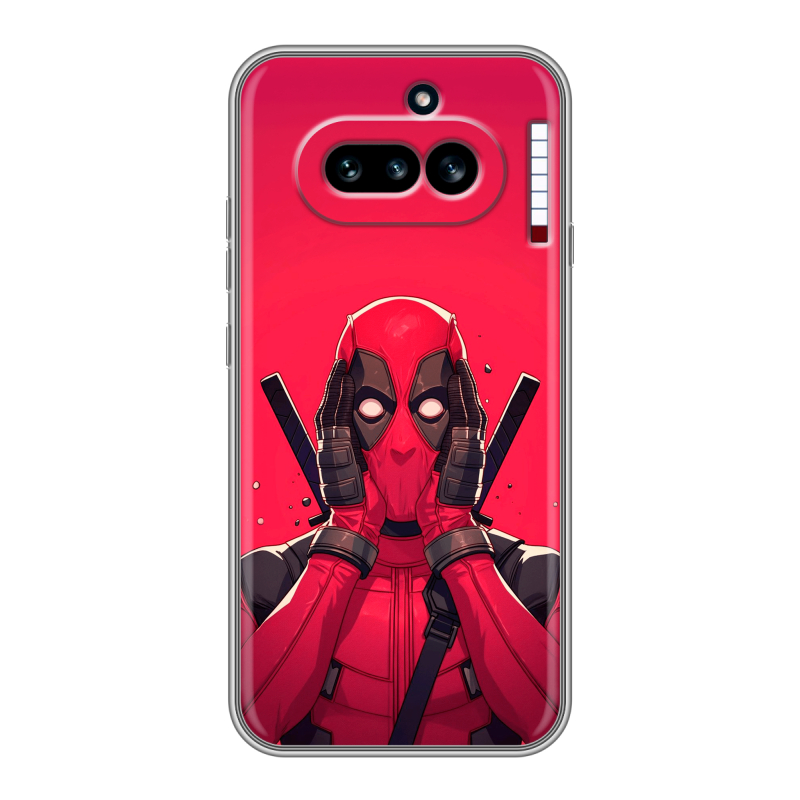 Силиконовый чехол на Nothing Phone (4a) с принтом Дедпул Deadpool Силиконовый чехол на Nothing Phone (4a) с принтом Дедпул Deadpool