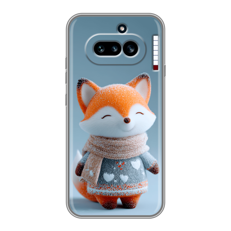 Силиконовый чехол на Nothing Phone (4a) с принтом Лиса Силиконовый чехол на Nothing Phone (4a) с принтом Лиса