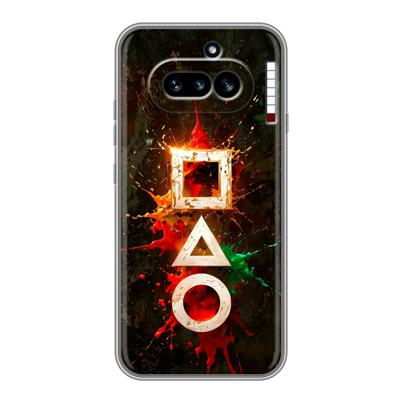 Силиконовый чехол на Nothing Phone (4a) с принтом Squid Game Игра кальмара Силиконовый чехол на Nothing Phone (4a) с принтом Squid Game Игра кальмара