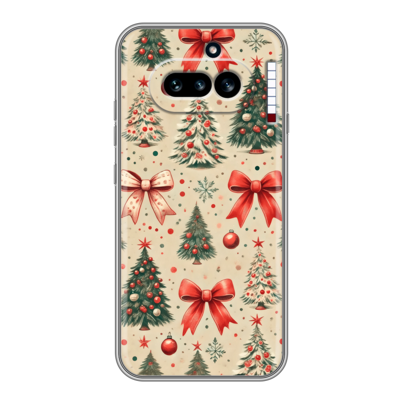 Силиконовый чехол на Nothing Phone (4a) с принтом Новый год Силиконовый чехол на Nothing Phone (4a) с принтом Новый год
