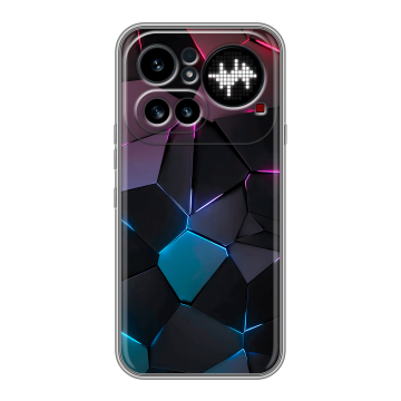 Силиконовый чехол на Nothing Phone (4a) Pro с принтом Геометрия неона Силиконовый чехол на Nothing Phone (4a) Pro с принтом Геометрия неона