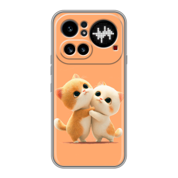 Силиконовый чехол на Nothing Phone (4a) Pro с принтом Милые котики Силиконовый чехол на Nothing Phone (4a) Pro с принтом Милые котики