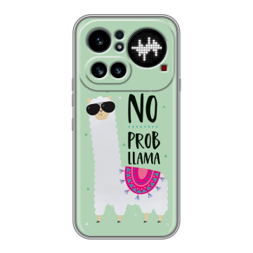 Силиконовый чехол на Nothing Phone (4a) Pro с принтом Лама Силиконовый чехол на Nothing Phone (4a) Pro с принтом Лама