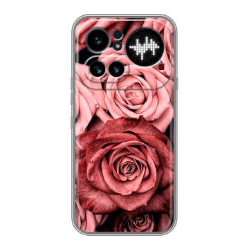 Силиконовый чехол на Nothing Phone (4a) Pro с принтом Цветы розы Силиконовый чехол на Nothing Phone (4a) Pro с принтом Цветы розы
