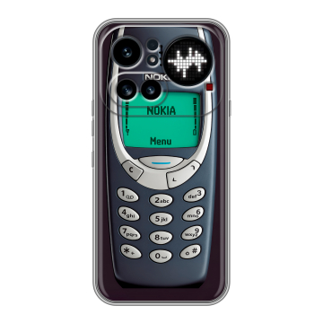 Силиконовый чехол на Nothing Phone (4a) Pro с принтом Старый телефон Силиконовый чехол на Nothing Phone (4a) Pro с принтом Старый телефон