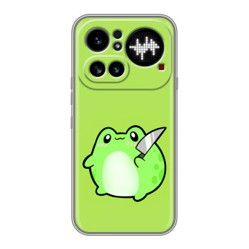 Силиконовый чехол на Nothing Phone (4a) Pro с принтом Лягушенок Силиконовый чехол на Nothing Phone (4a) Pro с принтом Лягушенок