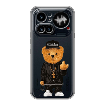 Силиконовый чехол на Nothing Phone (4a) Pro с принтом Мишка Силиконовый чехол на Nothing Phone (4a) Pro с принтом Мишка