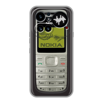 Силиконовый чехол на Nothing Phone (4a) Pro с принтом Ретро Нокия Силиконовый чехол на Nothing Phone (4a) Pro с принтом Ретро Нокия