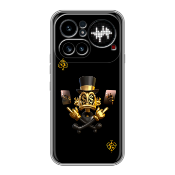 Силиконовый чехол на Nothing Phone (4a) Pro с принтом Золотой скрудж макдак Силиконовый чехол на Nothing Phone (4a) Pro с принтом Золотой скрудж макдак