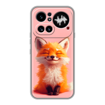 Силиконовый чехол на Nothing Phone (4a) Pro с принтом милая лиса Силиконовый чехол на Nothing Phone (4a) Pro с принтом милая лиса