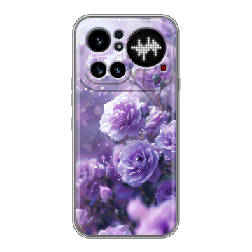 Силиконовый чехол на Nothing Phone (4a) Pro с принтом Розы цветы Силиконовый чехол на Nothing Phone (4a) Pro с принтом Розы цветы
