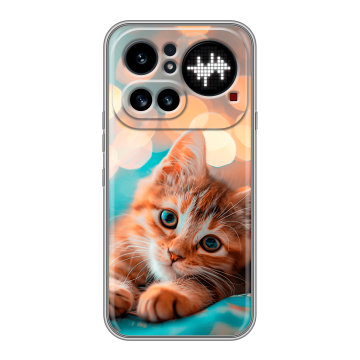 Силиконовый чехол на Nothing Phone (4a) Pro с принтом котик Силиконовый чехол на Nothing Phone (4a) Pro с принтом котик