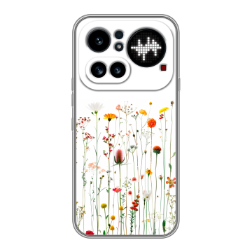 Силиконовый чехол на Nothing Phone (4a) Pro с принтом цветы Силиконовый чехол на Nothing Phone (4a) Pro с принтом цветы