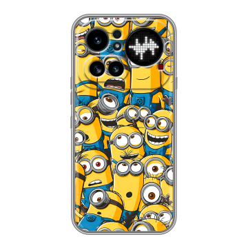 Силиконовый чехол на Nothing Phone (4a) Pro с принтом Миньоны Силиконовый чехол на Nothing Phone (4a) Pro с принтом Миньоны