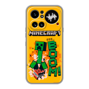 Силиконовый чехол на Nothing Phone (4a) Pro с принтом Майнкрафт Minecraft Силиконовый чехол на Nothing Phone (4a) Pro с принтом Майнкрафт Minecraft