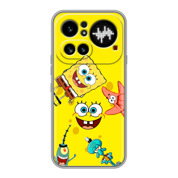 Силиконовый чехол на Nothing Phone (4a) Pro с принтом Спанч боб Спанчбоб