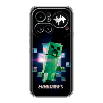 Силиконовый чехол на Nothing Phone (4a) Pro с принтом Майнкрафт Minecraft Силиконовый чехол на Nothing Phone (4a) Pro с принтом Майнкрафт Minecraft