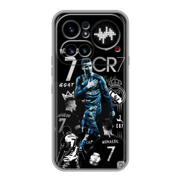 Силиконовый чехол на Nothing Phone (4a) Pro с принтом Реал Роналдо Силиконовый чехол на Nothing Phone (4a) Pro с принтом Реал Роналдо