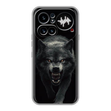 Силиконовый чехол на Nothing Phone (4a) Pro с принтом Волк Силиконовый чехол на Nothing Phone (4a) Pro с принтом Волк