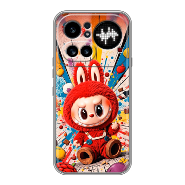 Силиконовый чехол на Nothing Phone (4a) Pro с принтом Labubu Лабубу Силиконовый чехол на Nothing Phone (4a) Pro с принтом Labubu Лабубу