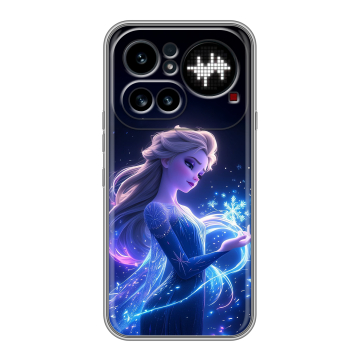 Силиконовый чехол на Nothing Phone (4a) Pro с принтом Холодное сердце Frozen Силиконовый чехол на Nothing Phone (4a) Pro с принтом Холодное сердце Frozen