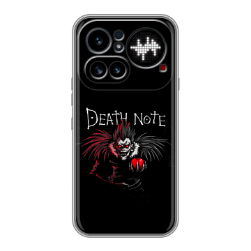Силиконовый чехол на Nothing Phone (4a) Pro с принтом Death note Тетрадь смерти Силиконовый чехол на Nothing Phone (4a) Pro с принтом Death note Тетрадь смерти